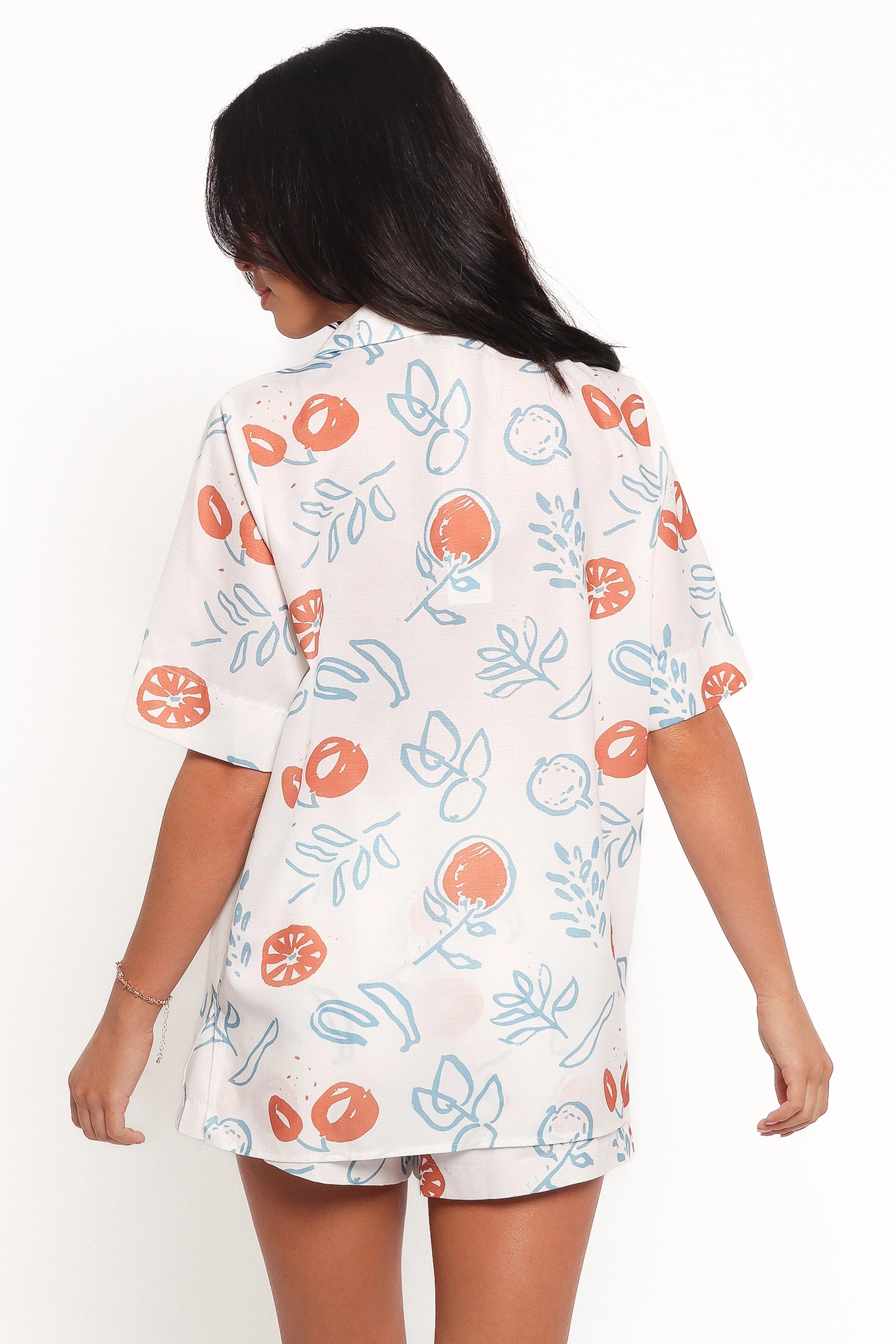 Aaliyah Shorts - Blue Cream