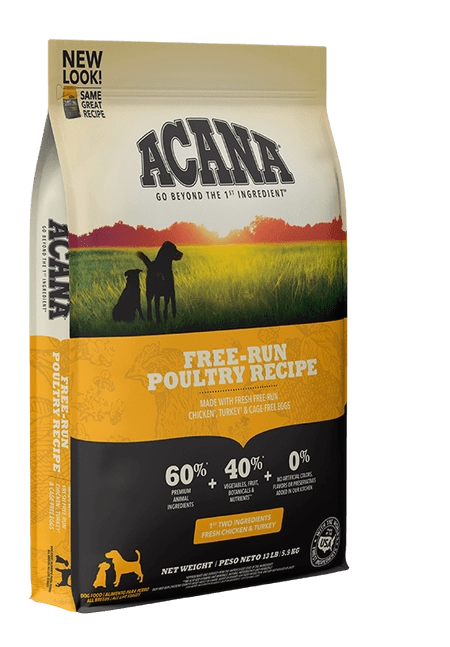 ACANA Free Run Poultry Formula Grain Free Dry Dog Food