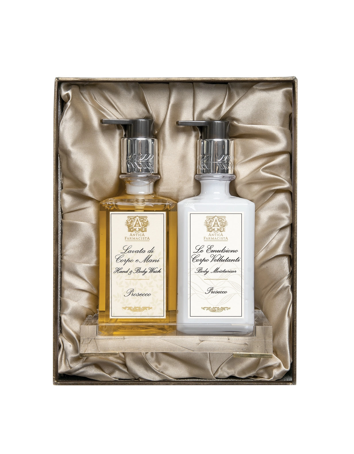 Acrylic Bath & Body Gift Set: Prosecco