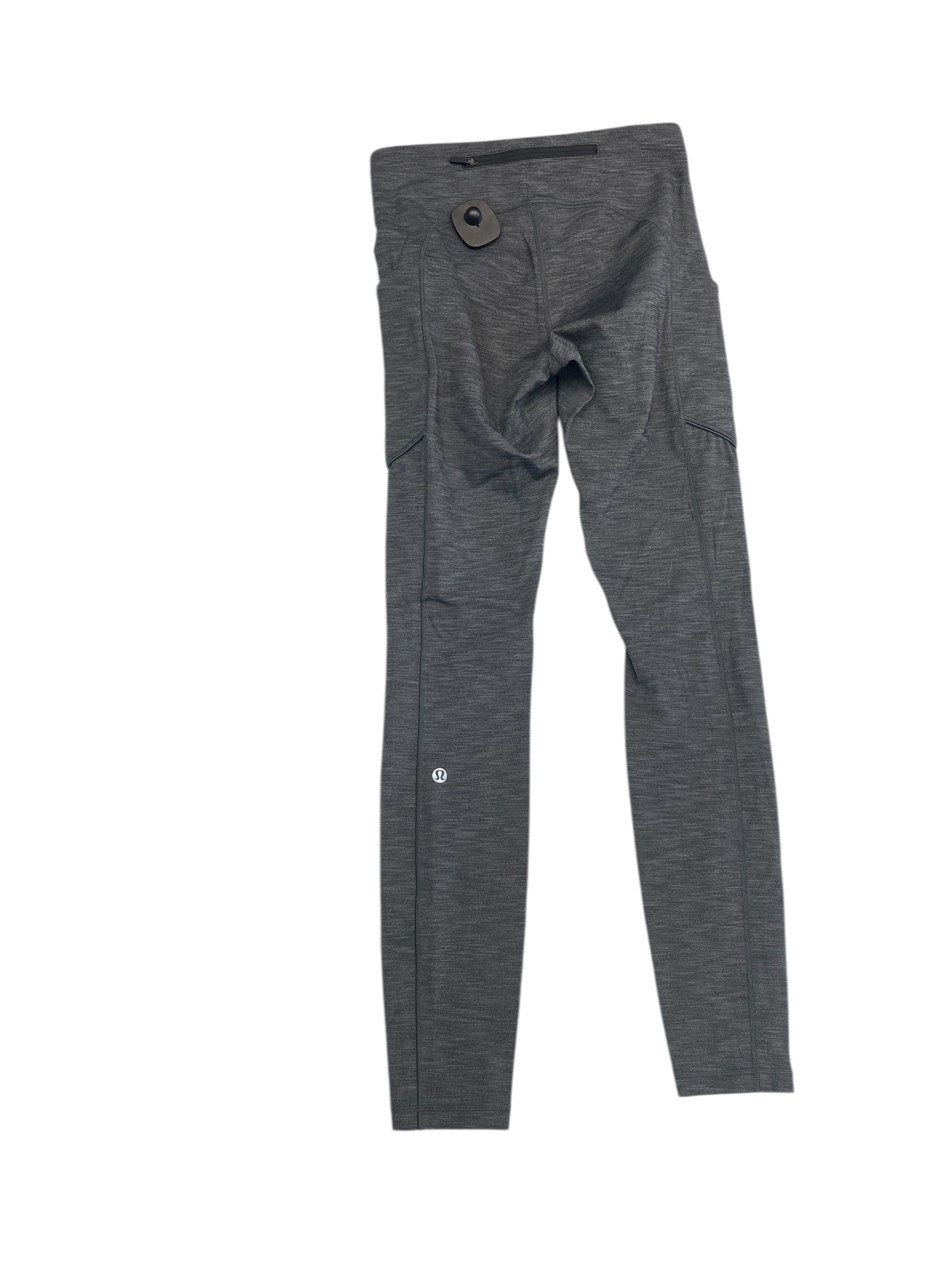 Athletic Leggings By Lululemon In Grey, Size:4