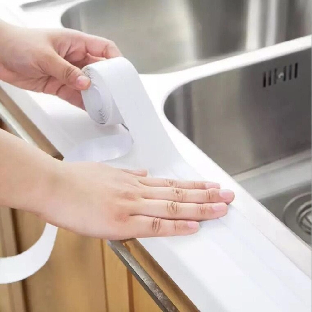 Bath Sealing Strip Tape Waterproof Wall Sticker for Bathroom Kitchen