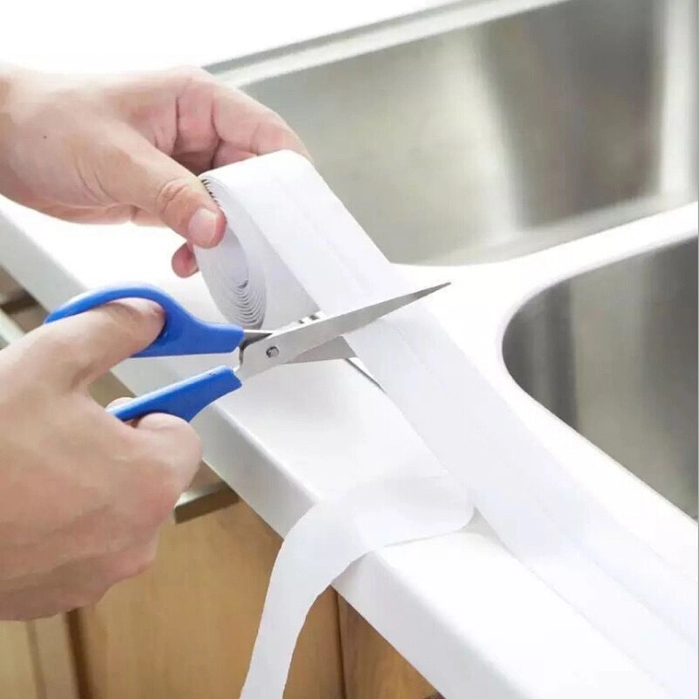 Bath Sealing Strip Tape Waterproof Wall Sticker for Bathroom Kitchen