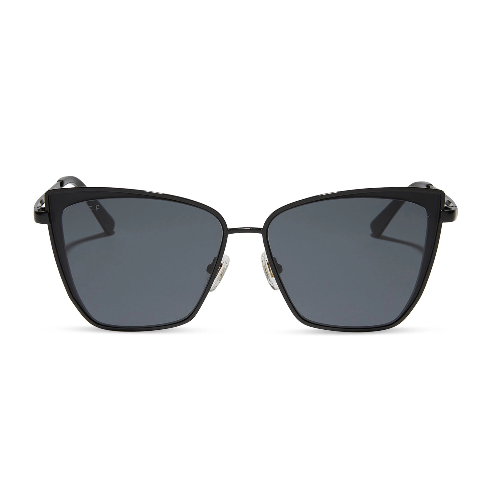 BECKY - BLACK   DARK SMOKE SUNGLASSES