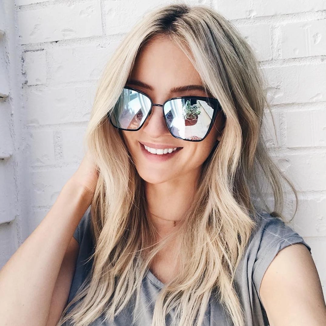 BECKY - BLACK   FLASH GREY GRADIENT SUNGLASSES