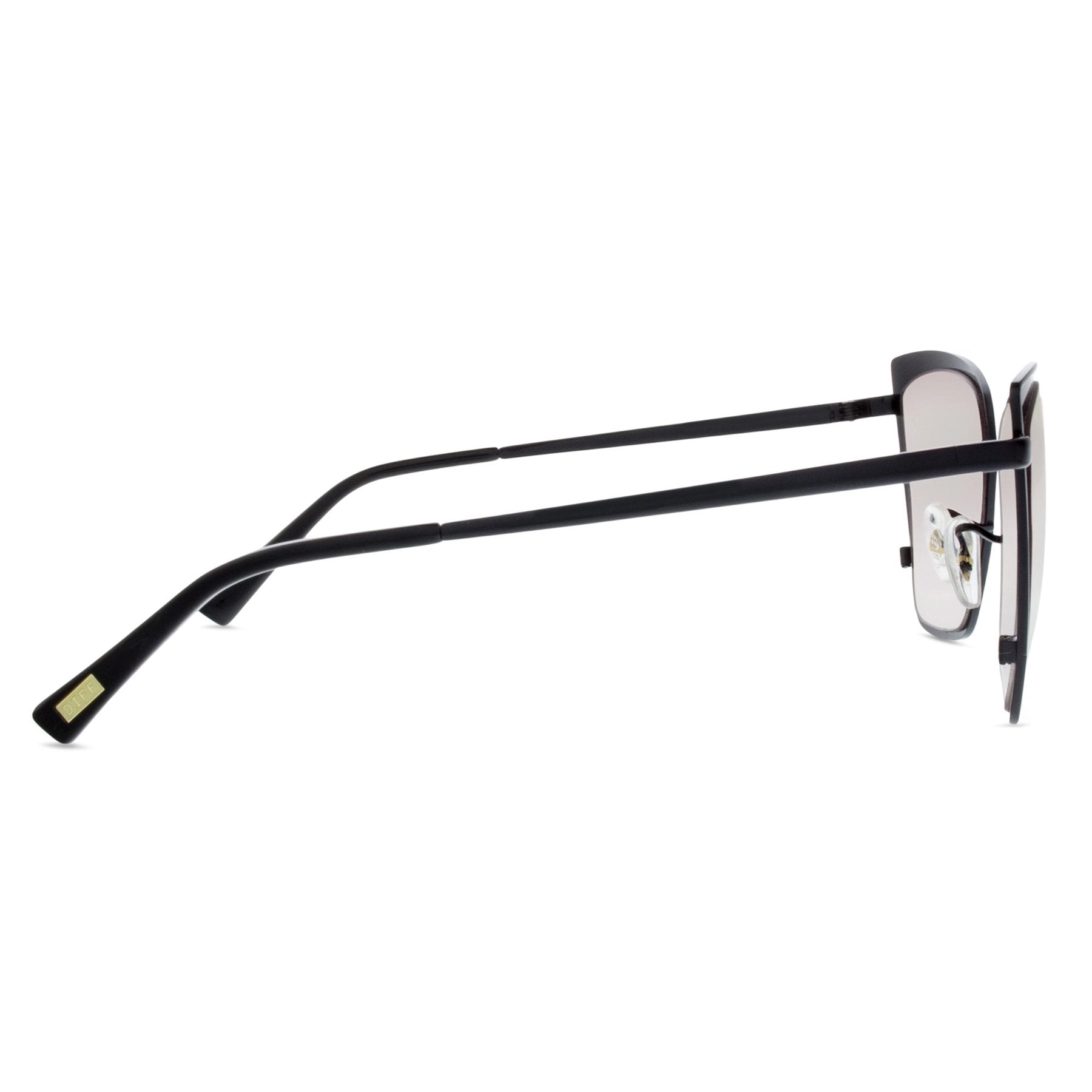 BECKY - BLACK   FLASH GREY GRADIENT SUNGLASSES