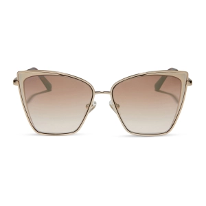 BECKY - GOLD   FLASH BROWN GRADIENT SUNGLASSES