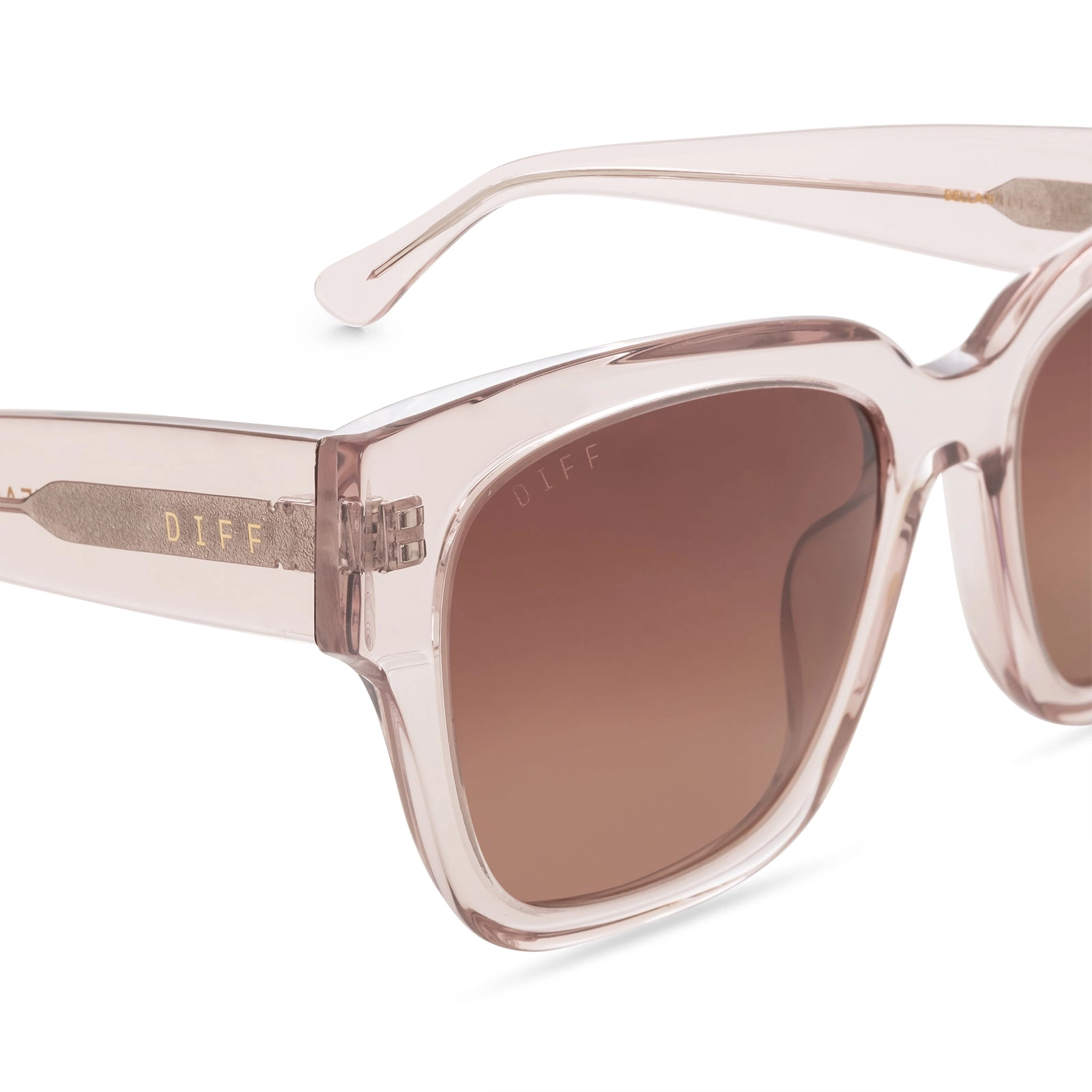 BELLA II - LIGHT PINK CRYSTAL   BROWN GRADIENT SUNGLASSES