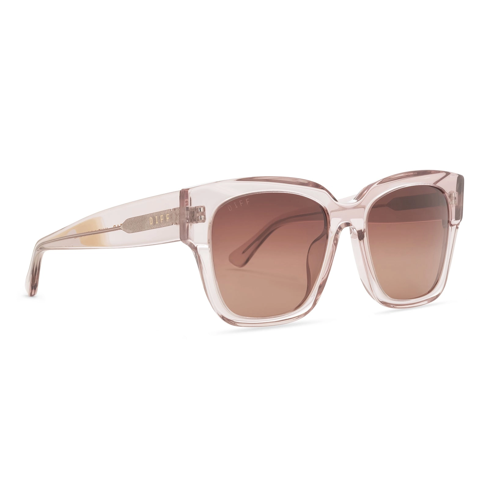 BELLA II - LIGHT PINK CRYSTAL   BROWN GRADIENT SUNGLASSES