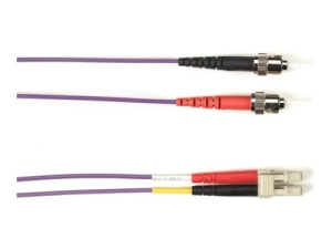 Black Box - Patch cable - TAA Compliant - ST multi-mode (M) to LC multi-mode (M) - 5.18 m - fiber optic - duplex - 50 / 125 micron FOLZH10-STLC-VT-17