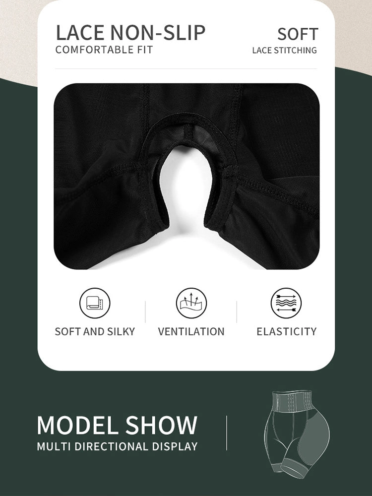 Breathable Mesh Adjustable Tight Waist Trainer Padded Butt Enhancer Shapewear