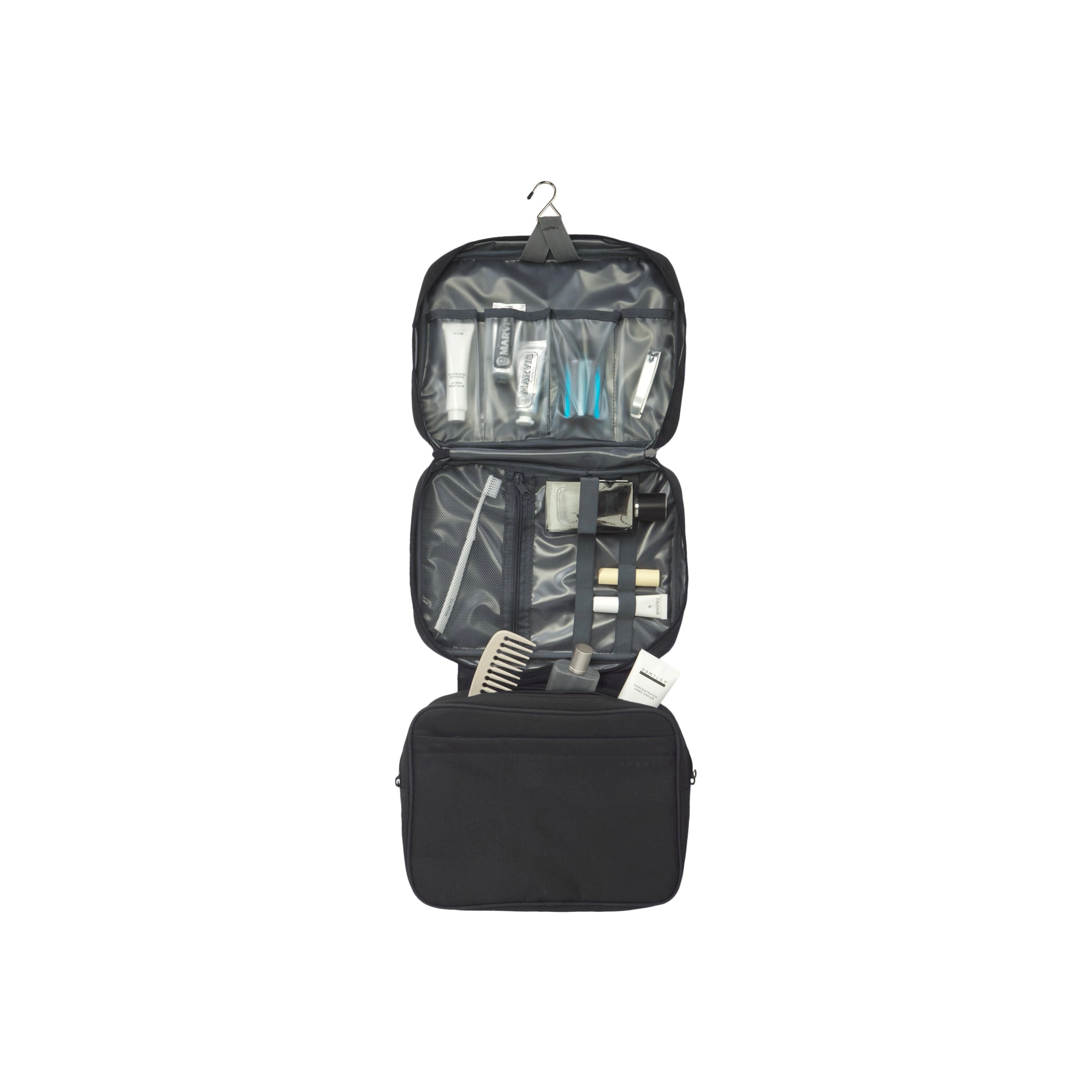 Bugatti Uptown Essentials Foldable Hanging Toiletry Bag *Drop Ship*