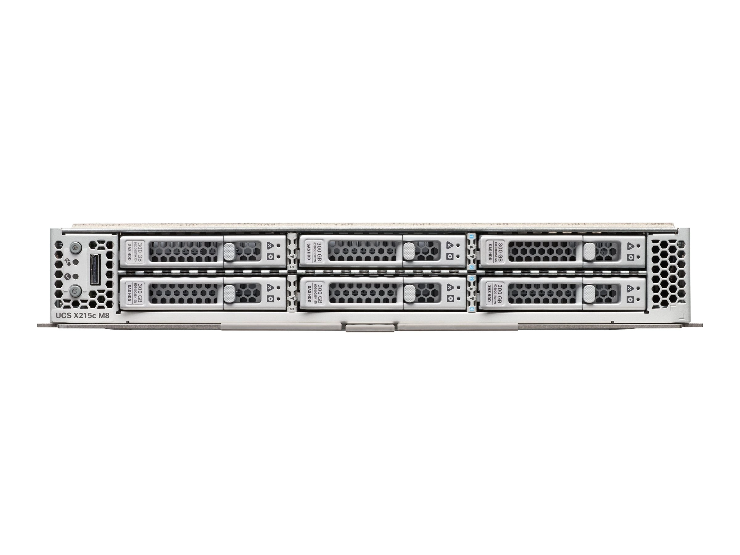 Cisco UCS X215c M8 Compute Node - Server - compute node 2-way - no CPU up to - RAM 0 GB - SATA/SAS/NVMe - hot-swap 2.5 bay(s) UCSX-215C-M8