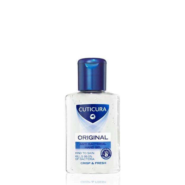Cuticura Original Anti Bacterial Hand Sanitiser Gel - 66% Alcohol Travel Size