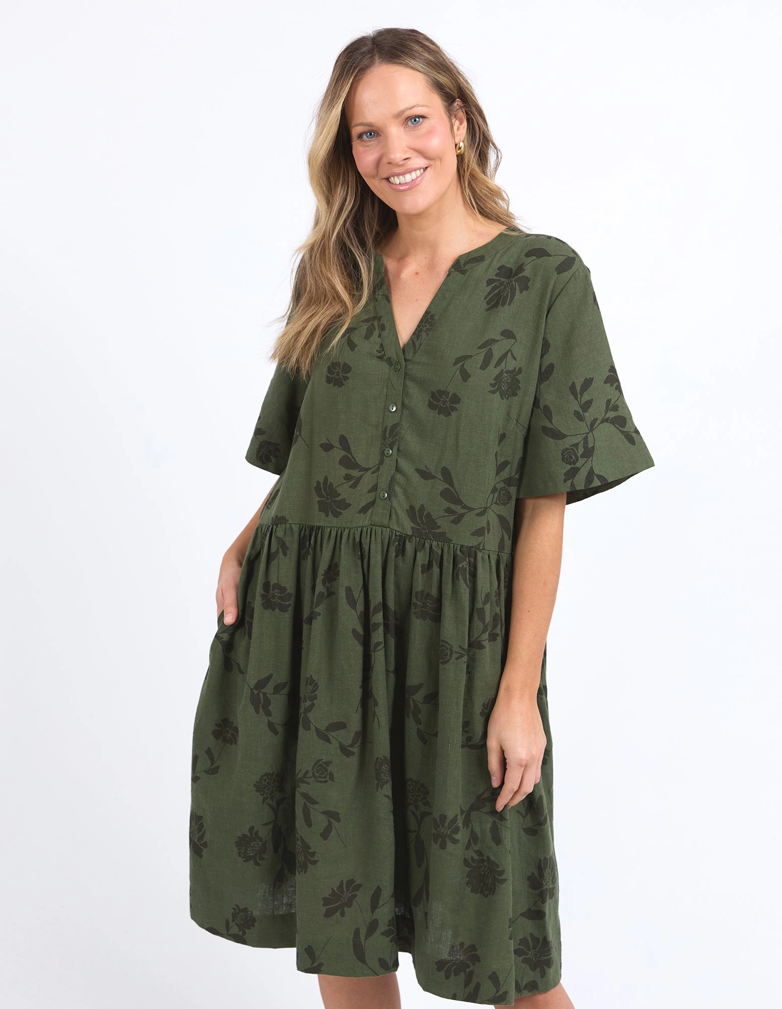 Elm Bramble Dress Bramble Print