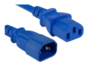 ENET - Power extension cable - power IEC 60320 C13 to IEC 60320 C14 - 250 V - 10 A - 15 ft - white C13C14-WH-15F-ENC