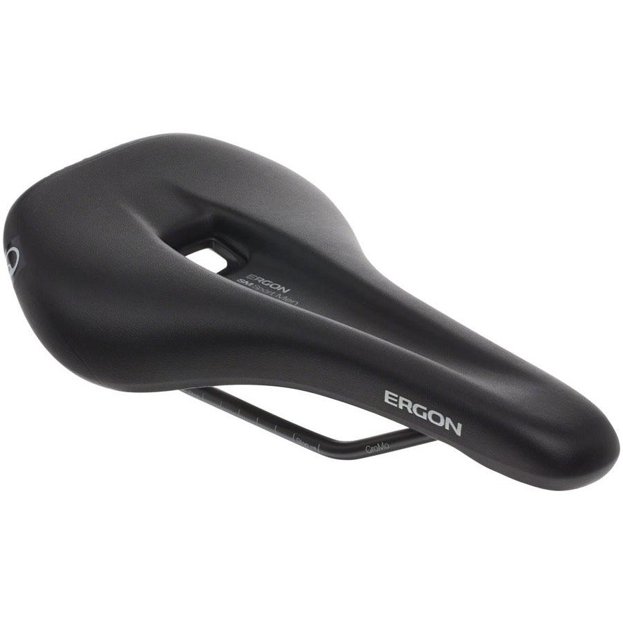 Ergon SM Sport Saddle - Chromoly, Black