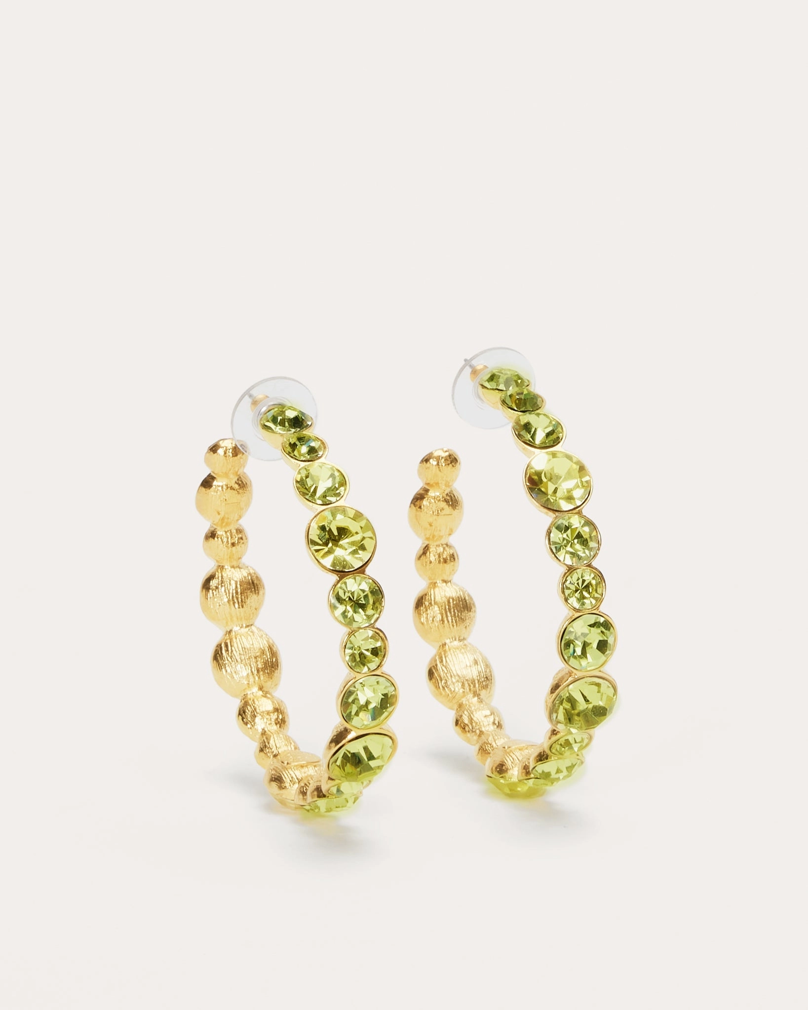 Eureka Crystal Hoop Earrings
