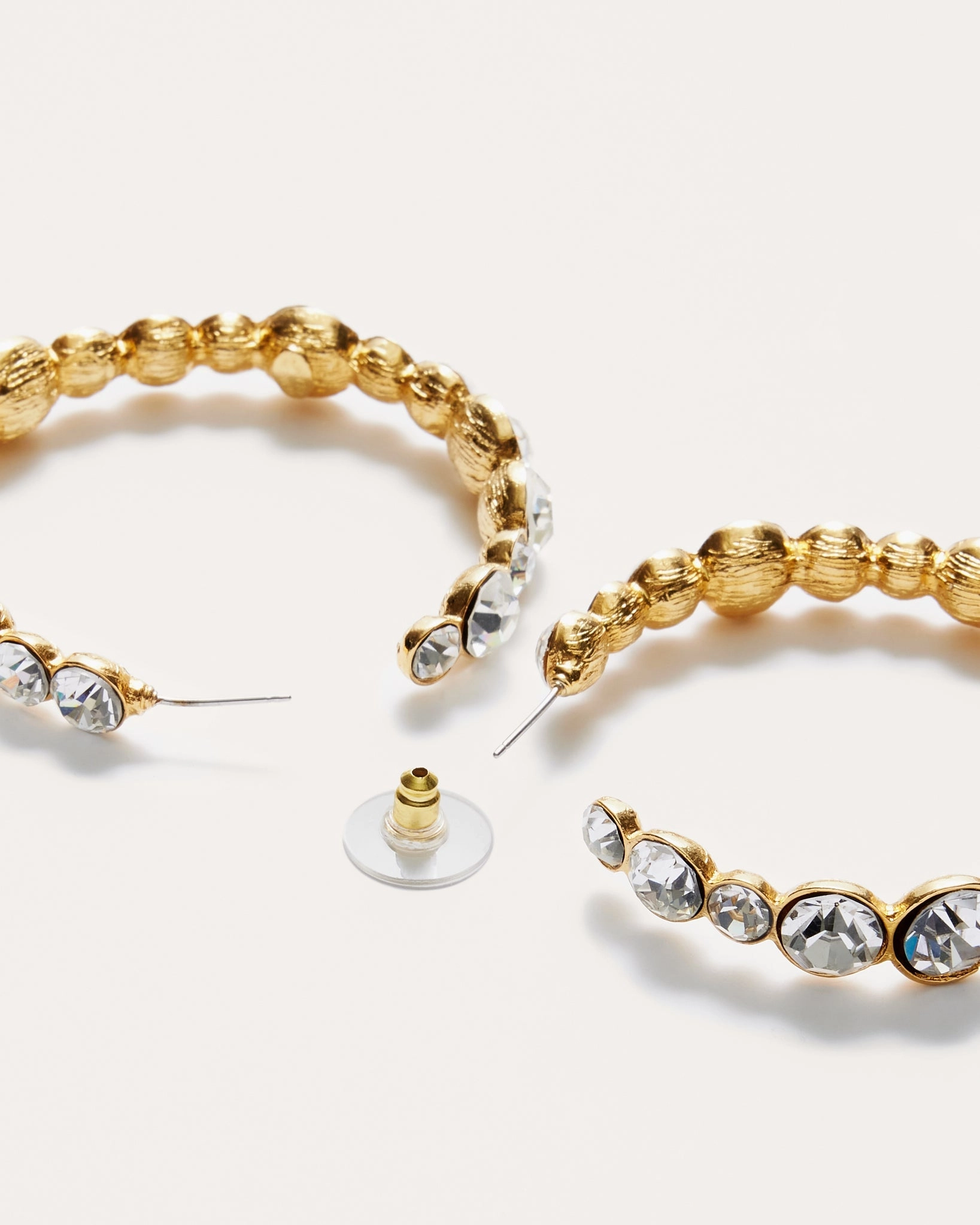 Eureka Crystal Hoop Earrings