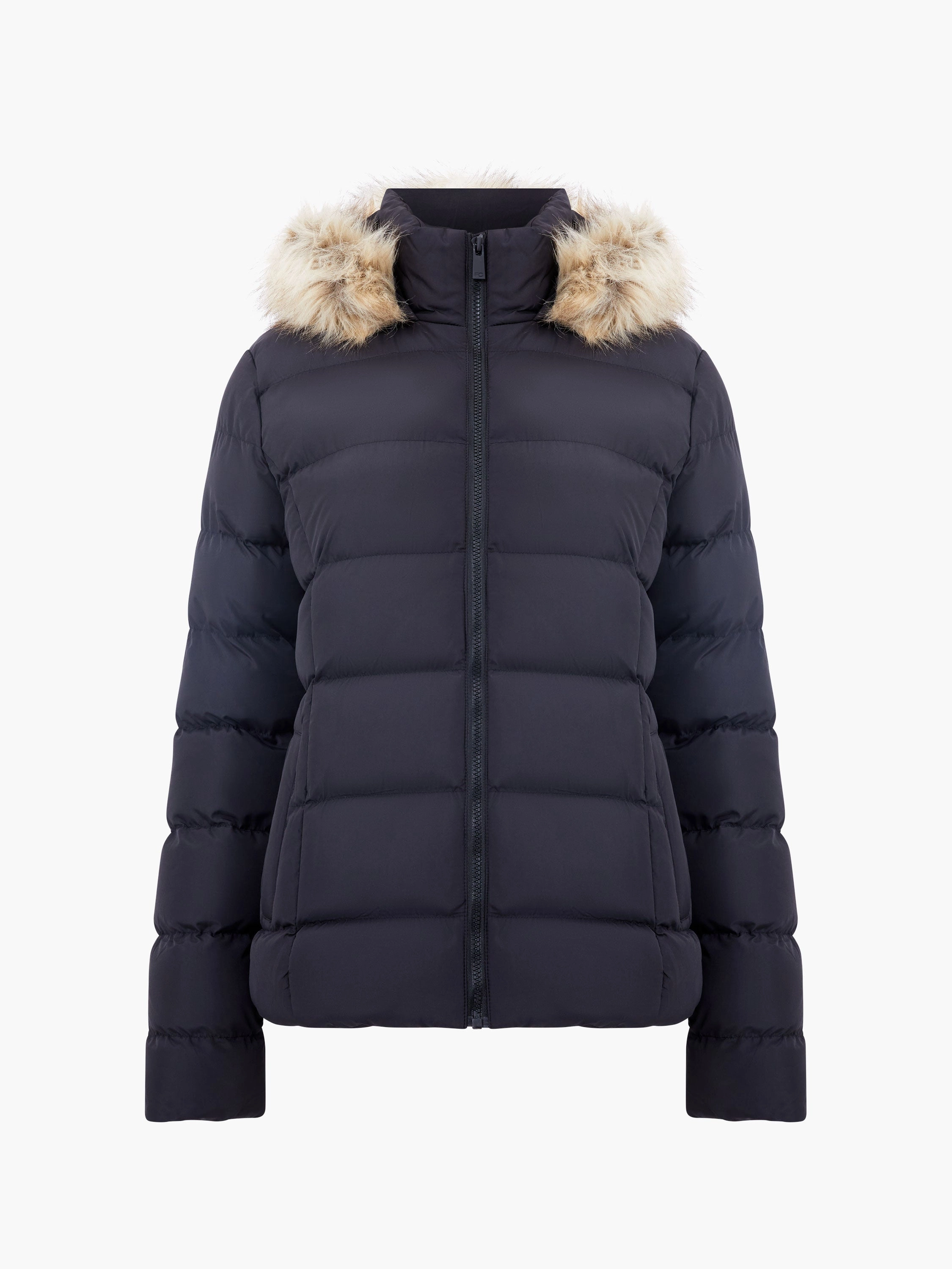 Faux Fur Hooded Puffer Jacket