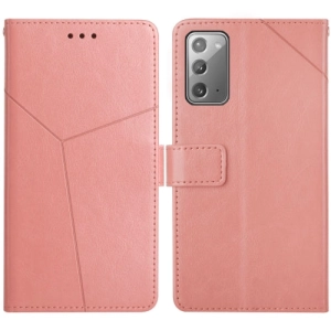 For Samsung Galaxy Note 20 Y Stitching Horizontal Flip Leather Case with Holder  Card Slots