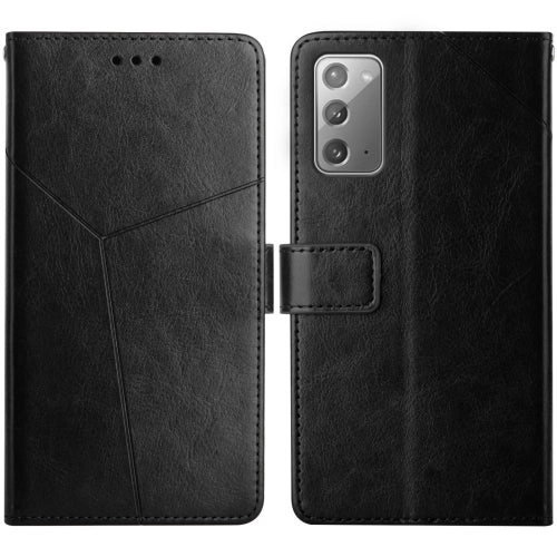 For Samsung Galaxy Note 20 Y Stitching Horizontal Flip Leather Case with Holder  Card Slots
