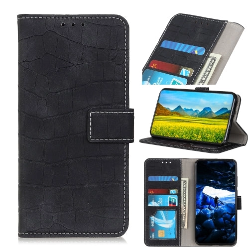 For Samsung Galaxy S22 5G Magnetic Crocodile Texture Horizontal Flip Leather Case with Holder
