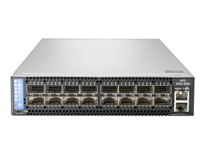 HPE SN2100M 100GbE 16QSFP28 Switch - M-Series - switch - half width - L3 - managed - 16 x 40/100 Gigabit Ethernet QSFP28 - back S2T76A