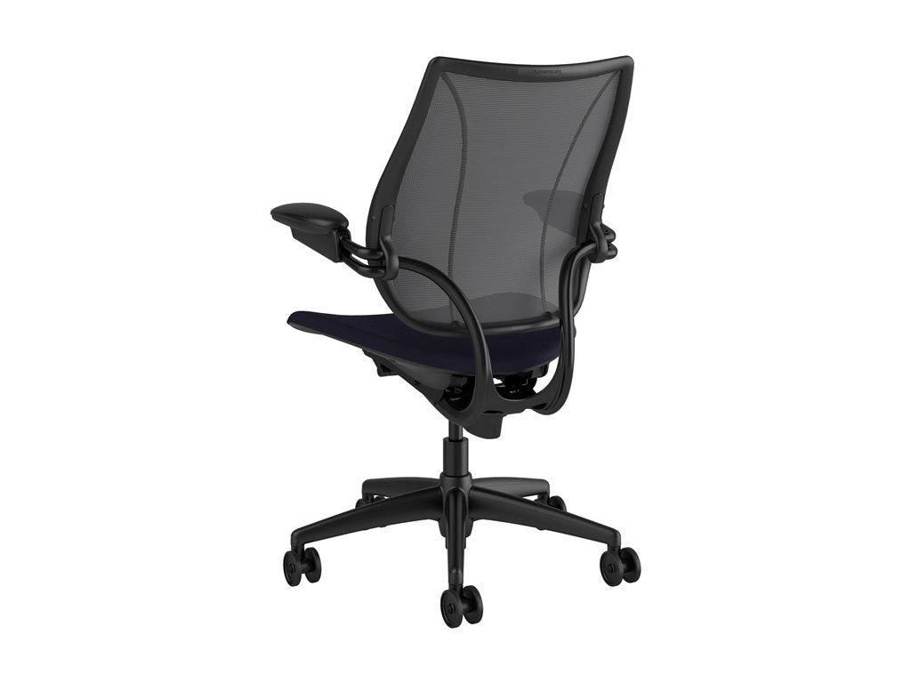 Humanscale Liberty - Chair - task - ergonomic - armrests - tilt - swivel - Corde 4 - black, navy L113BJ1ACF57XFSSNSC