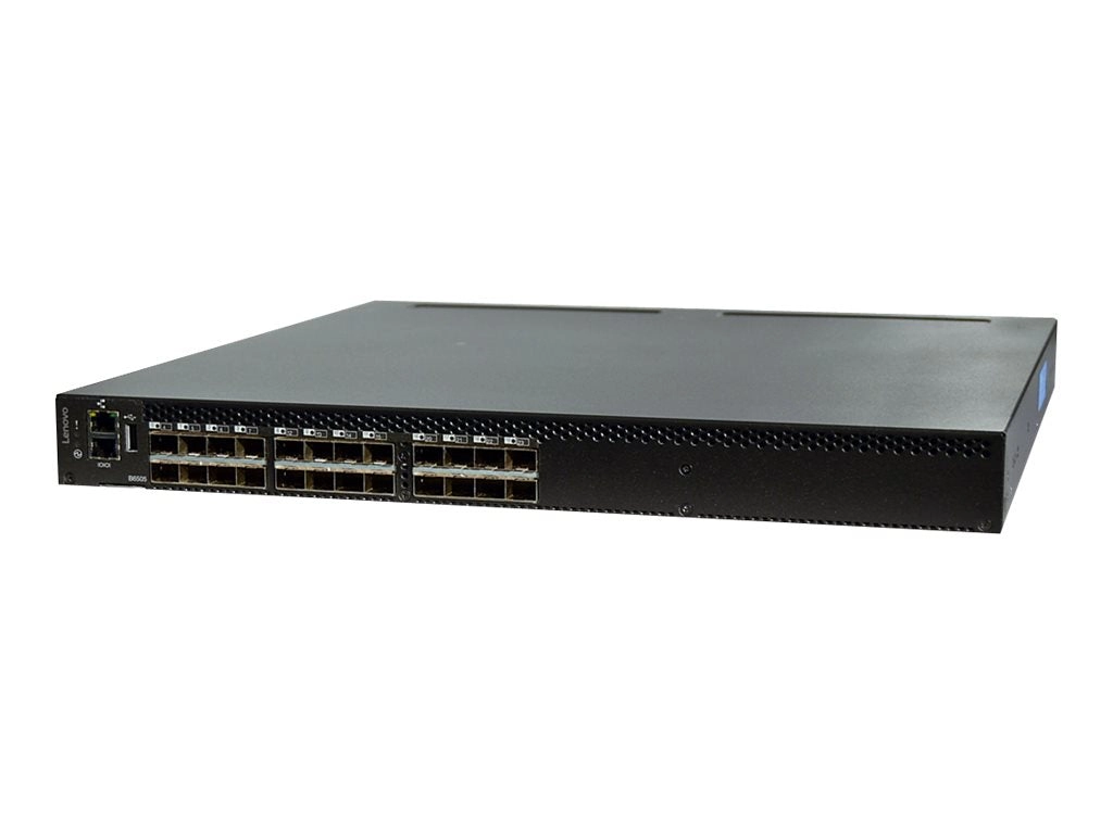 Lenovo B6505 - Switch - managed - 12 x 16Gb Fibre Channel SFP  - rack-mountable 3873AR5