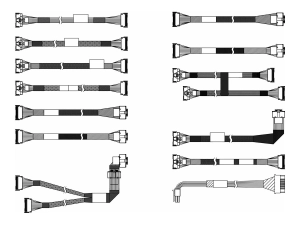 Lenovo - Storage cable kit - for 2.5 Chassis Front BP1 NVMe - for ThinkSystem SR650 V3" 4X97A88458