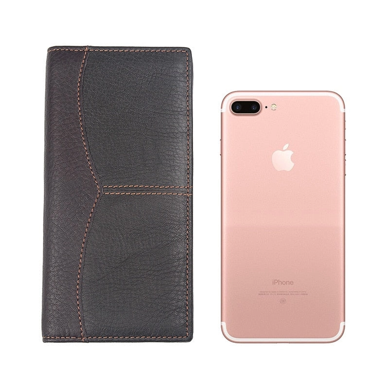 Long Wallets For Men Genuine Leather