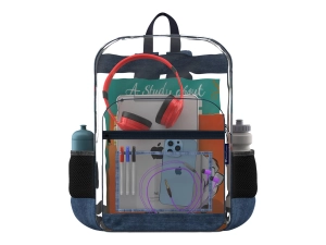 MAXCases - Carrying backpack - see-through - clear MC-BP-2P-CLR