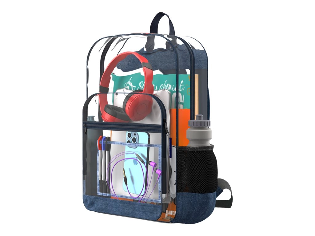 MAXCases - Carrying backpack - see-through - clear MC-BP-2P-CLR