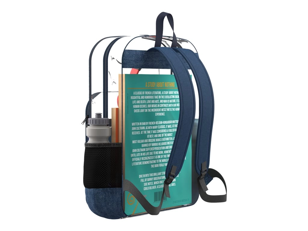 MAXCases - Carrying backpack - see-through - clear MC-BP-2P-CLR