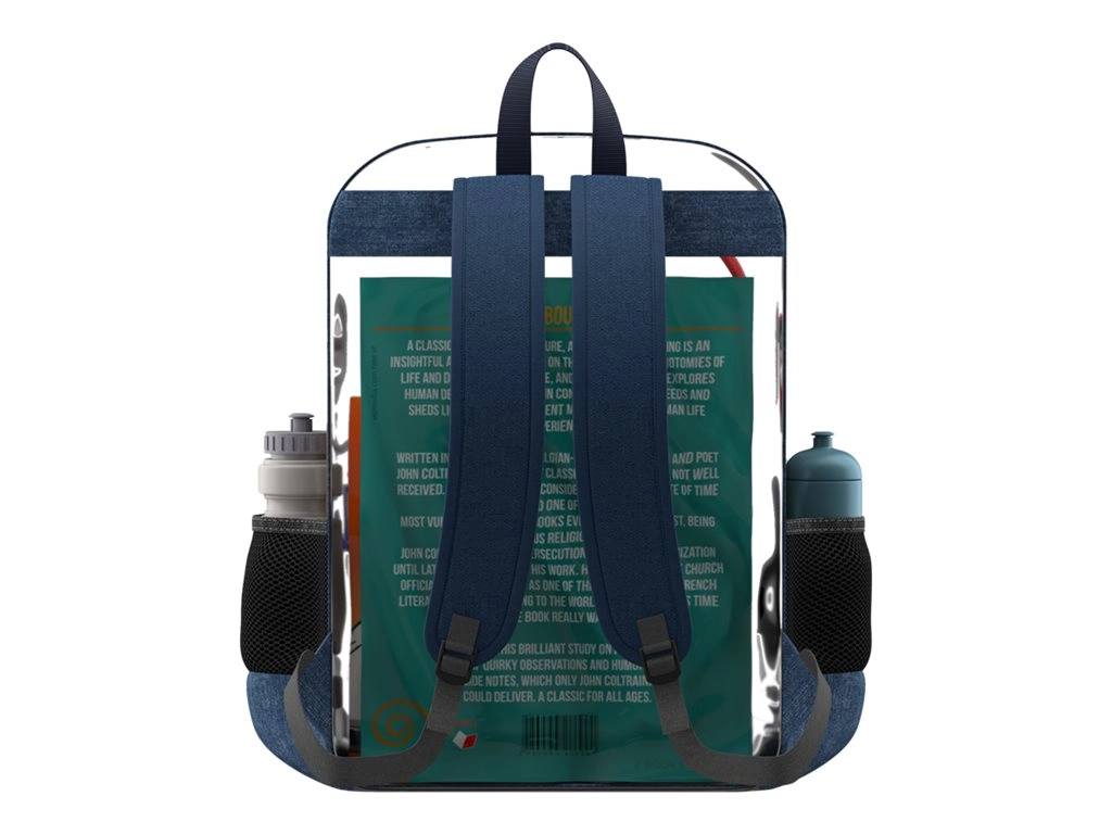MAXCases - Carrying backpack - see-through - clear MC-BP-2P-CLR