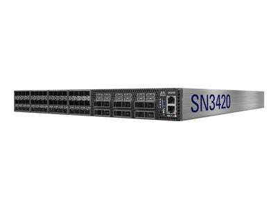 Mellanox Spectrum-2 MSN3420-CB2FC - Switch - L3 - managed - 48 x 25 Gigabit SFP28   12 x 100 Gigabit QSFP28 - back to front airflow