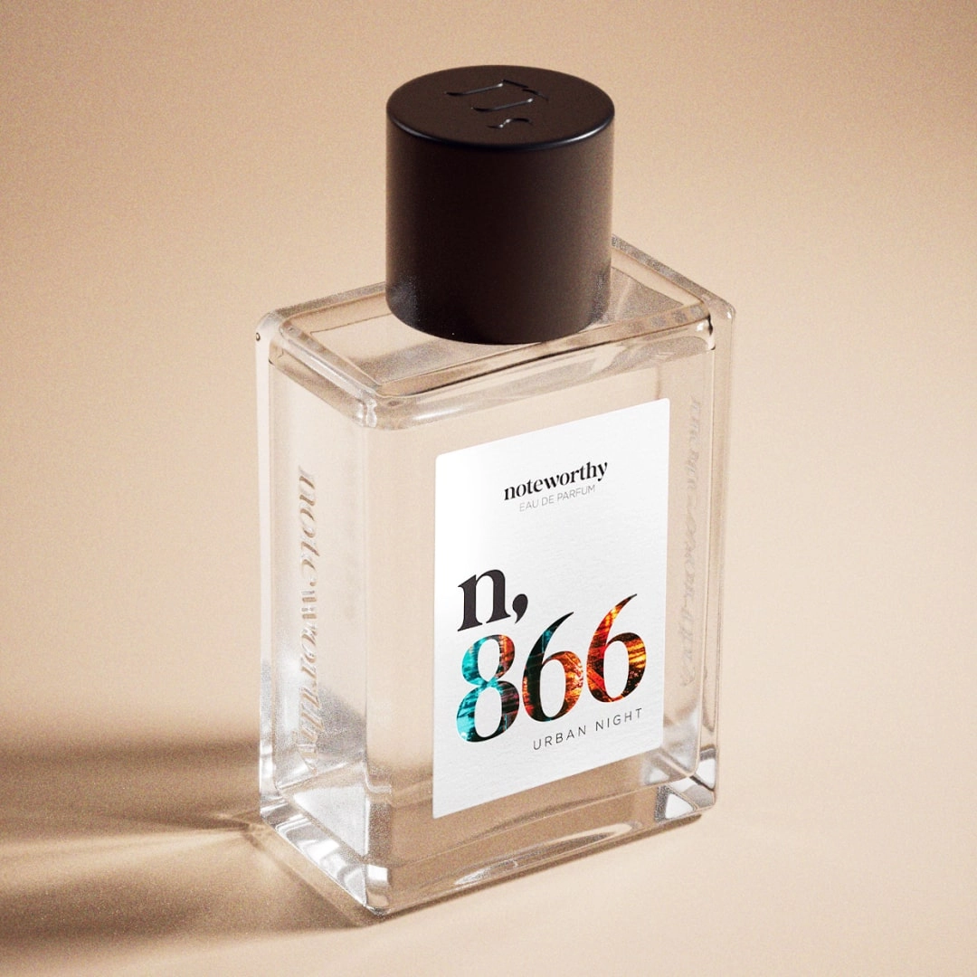 Noteworthy n,866 Eau De Parfum | Urban Night | Bergamot Vetiver Fragrance