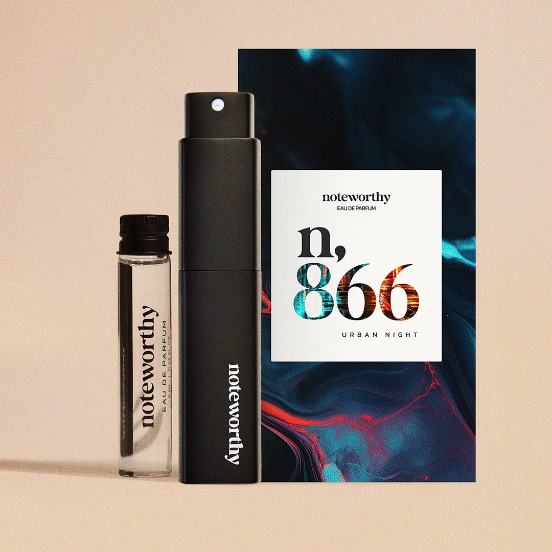 Noteworthy n,866 Eau De Parfum | Urban Night | Bergamot Vetiver Fragrance