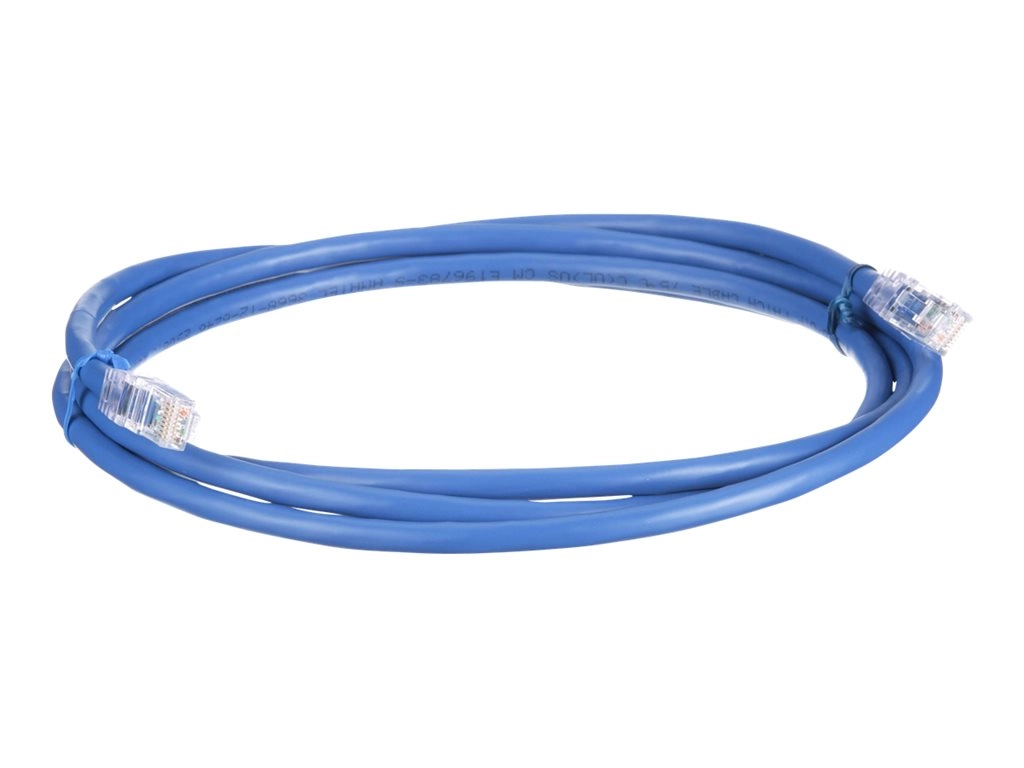 Panduit TX6A 10Gig - Patch cable - RJ-45 (M) to RJ-45 (M) - 49 ft - UTP - CAT 6a - IEEE 802.3af/IEEE 802.3at/IEEE 802.3bt - booted, UTP6AX1.5MBU