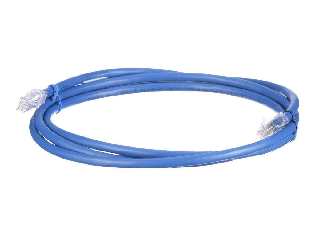 Panduit TX6A 10Gig - Patch cable - RJ-45 (M) to RJ-45 (M) - 49 ft - UTP - CAT 6a - IEEE 802.3af/IEEE 802.3at/IEEE 802.3bt - booted, UTP6AX1.5MBU