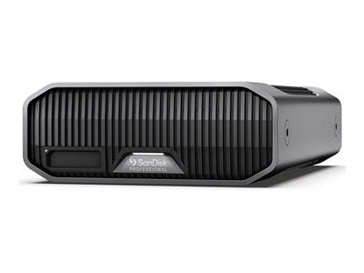 SanDisk Professional G-DRIVE PROJECT - Hard drive - Enterprise - 12 TB - external (desktop) - USB 3.2 Gen 2 / Thunderbolt 3 (USB-C SDPHG1H-012T-NBAAD