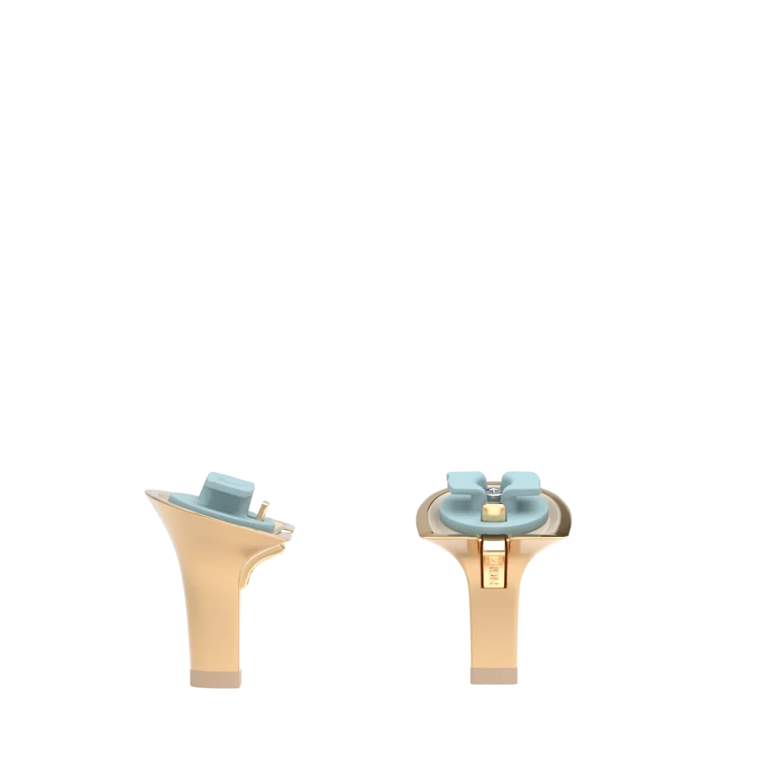 Stiletto Heel Kit 3 Matte Gold
