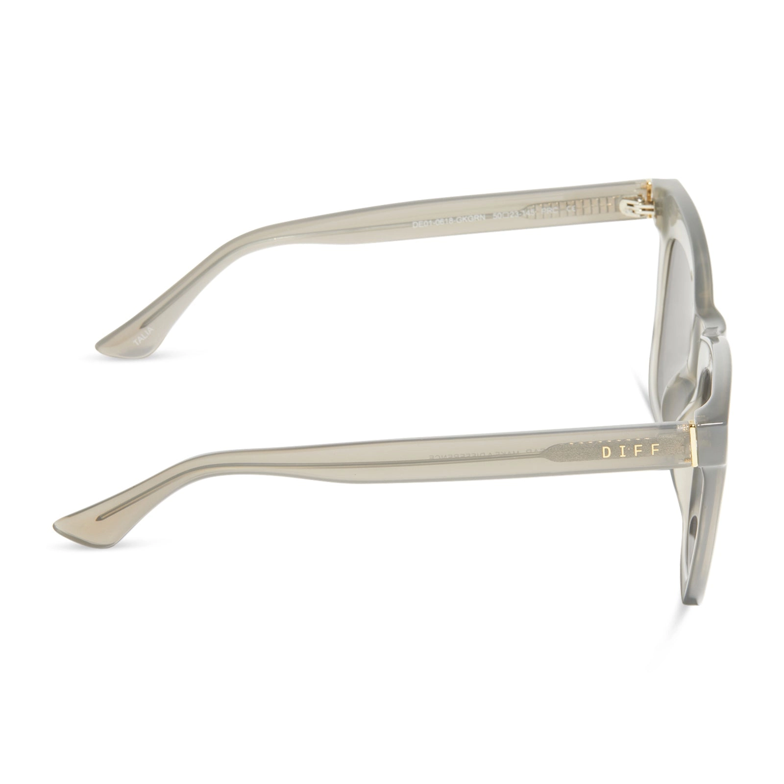 TALIA - MILKY GREY   GREY SUNGLASSES