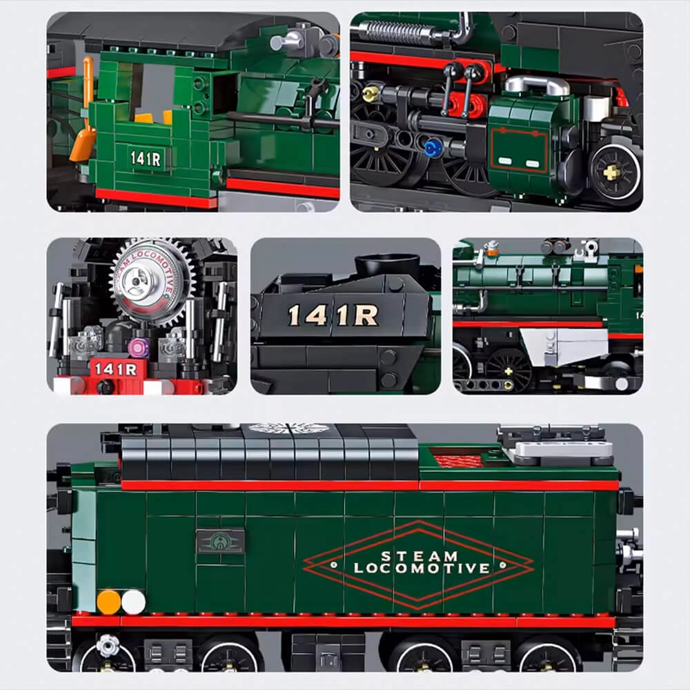 The 141 R French Steam Locomotive 1781pcs
