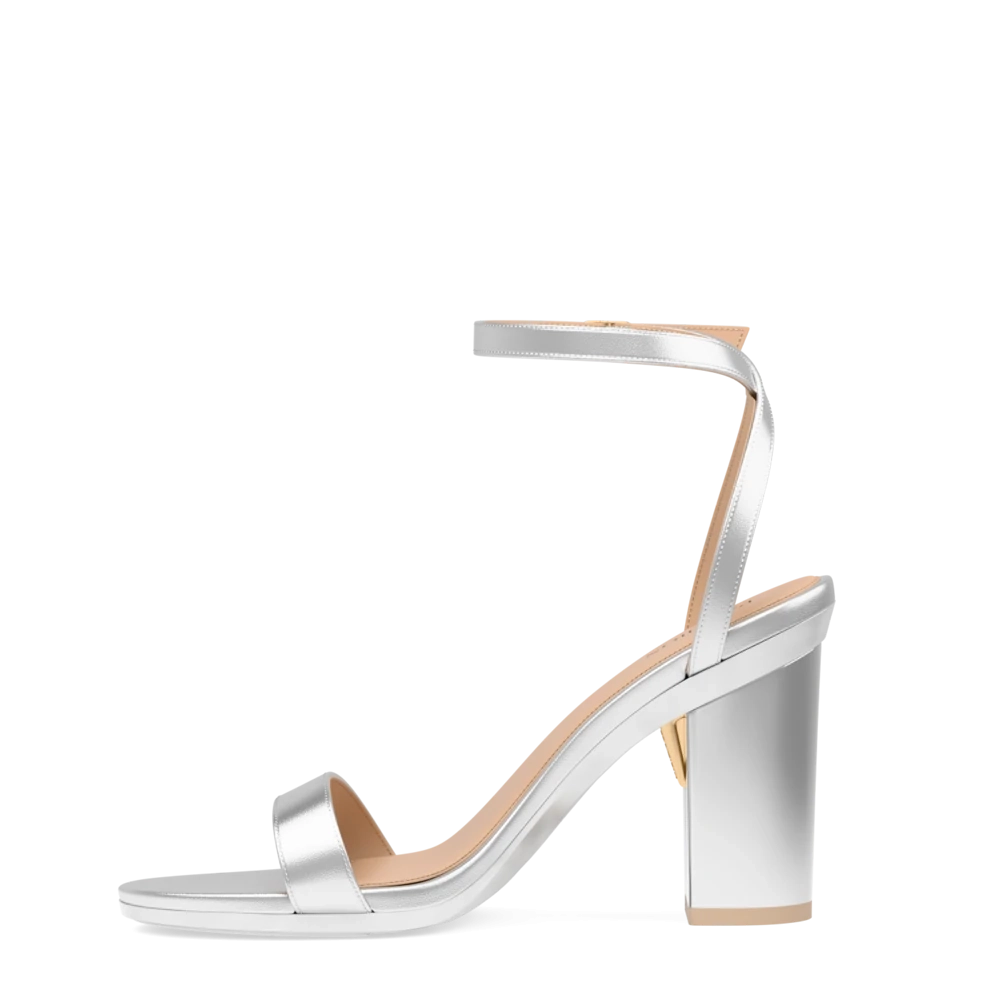 The Brenna - Matte Silver 4 Block