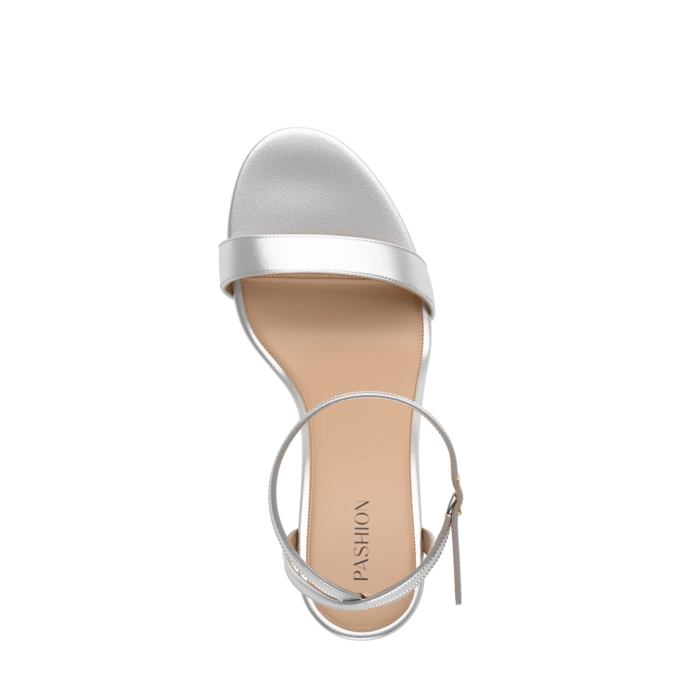 The Brenna - Matte Silver 4 Block