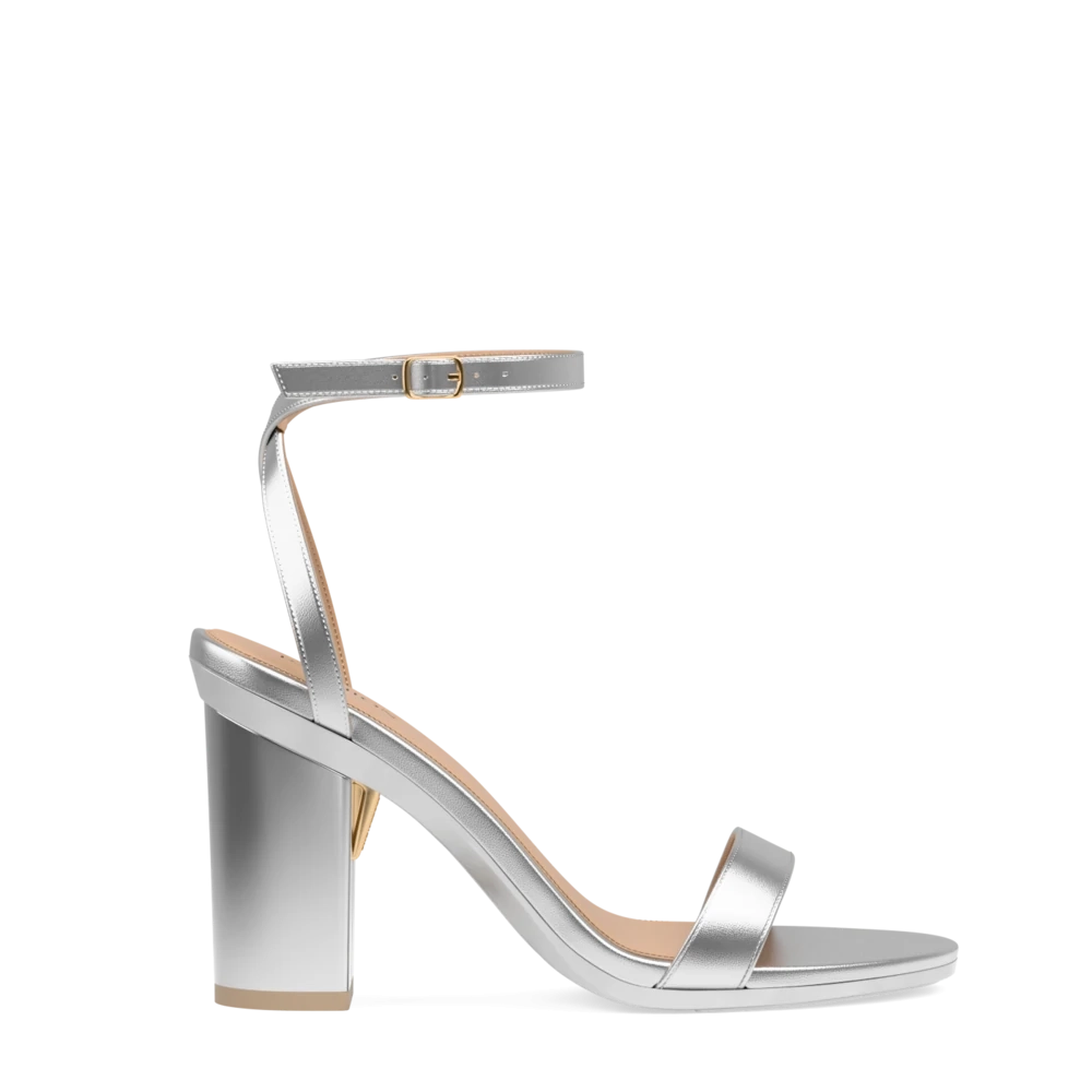 The Brenna - Matte Silver 4 Block