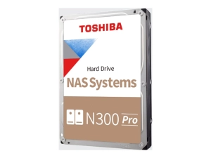 Toshiba N300 Pro NAS HDWG760XZSTB - Hard drive - 6 TB - internal - 3.5 - SATA 6Gb/s - 7200 rpm - buffer: 512 MB"
