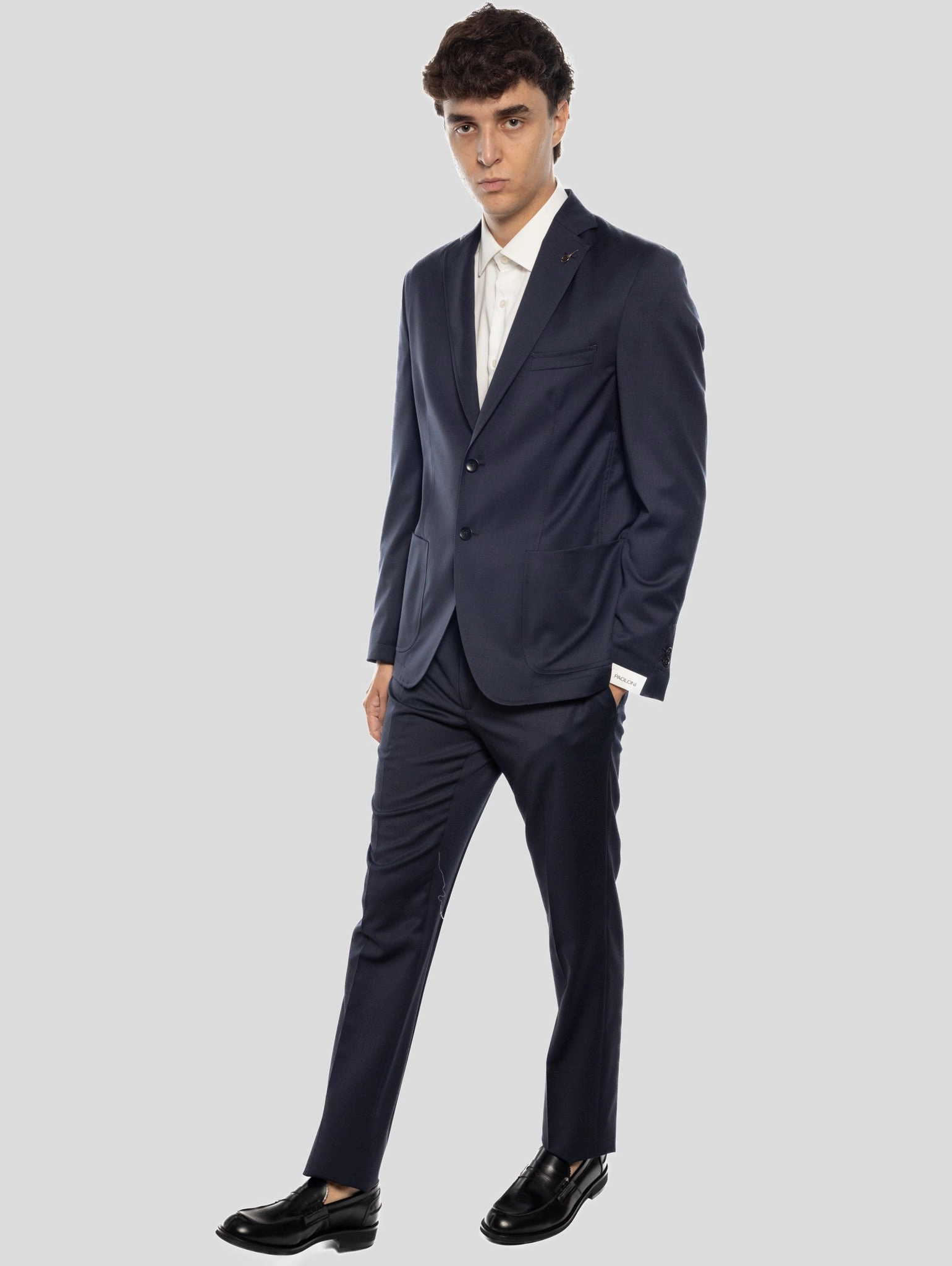 Unstructured Blue Fresh Wool Suit