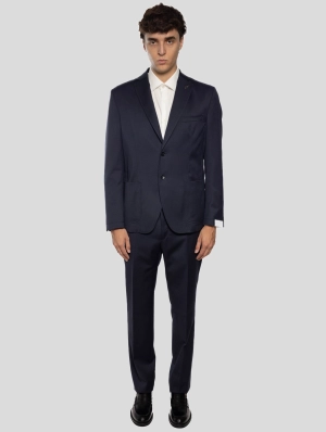 Unstructured Blue Fresh Wool Suit